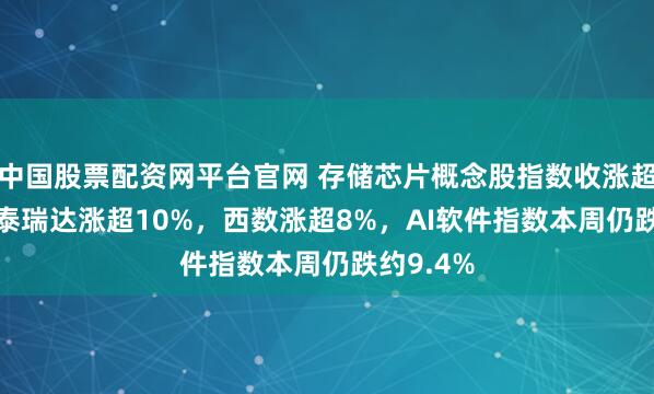 中国股票配资网平台官网 存储芯片概念股指数收涨超6.3%，泰瑞达涨超10%，西数涨超8%，AI软件指数本周仍跌约9.4%